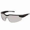 Ergodyne Skullerz DELLENGER Anti-Scratch/Enhanced Anti-Fog Safety Glasses Adj Temples, Black Frame, Poly Lens 50068